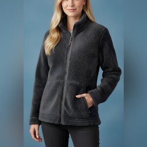 Free Country Women’s Charcoal Faux Fur Jacket